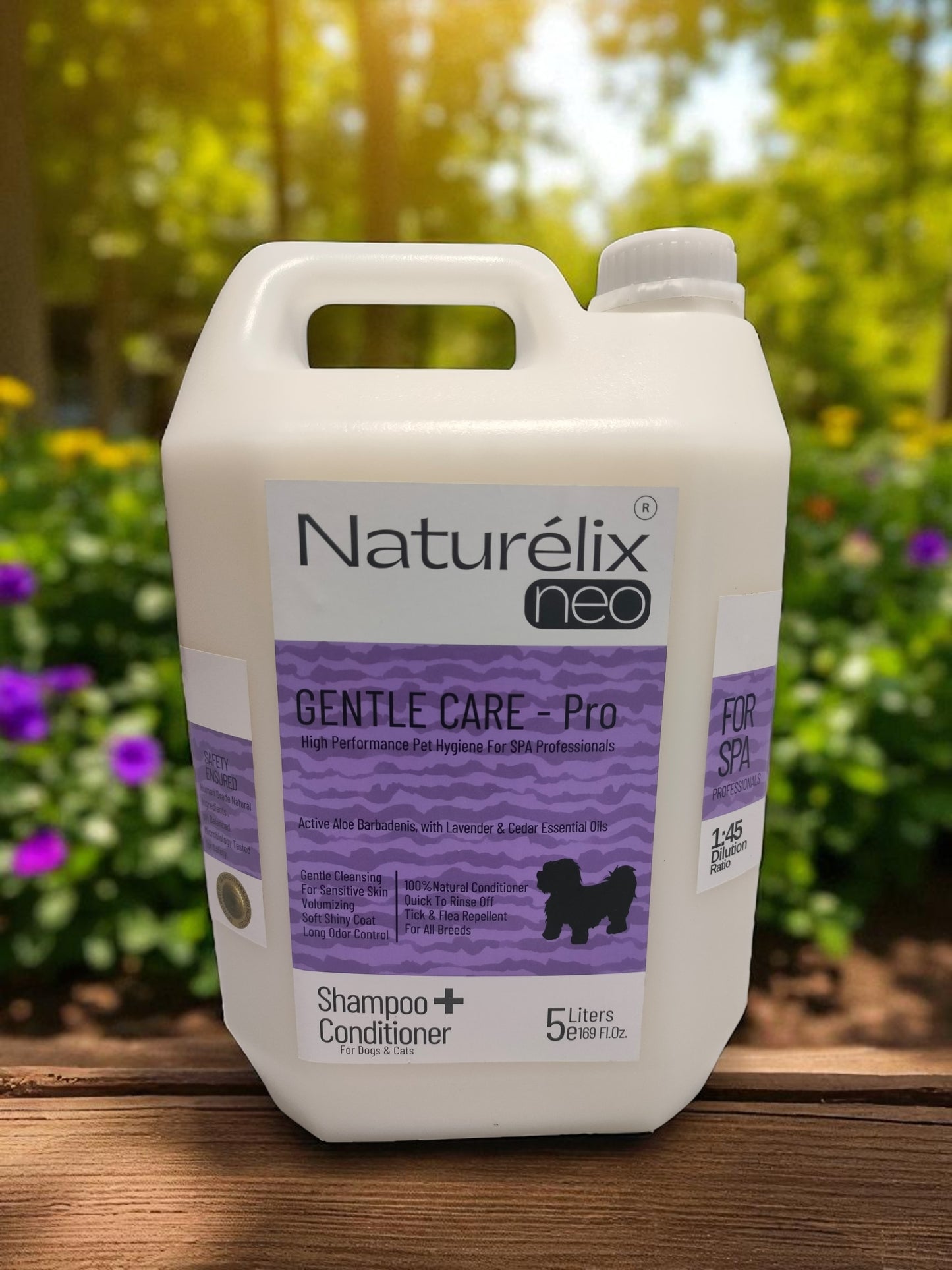 Naturelix Neo -Gentle Care Pro-Dog Shampoo Conditioner for Dog Groomers | 5 Litres Bulk Pack (Copy)