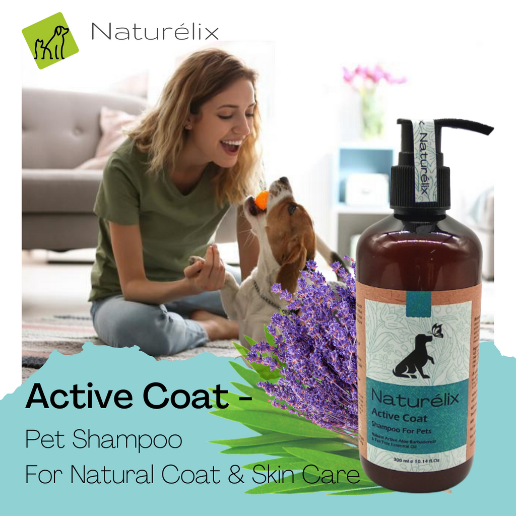 Naturelix Active Coat Dog Shampoo Hair Shed Control Shampoo for Dogs